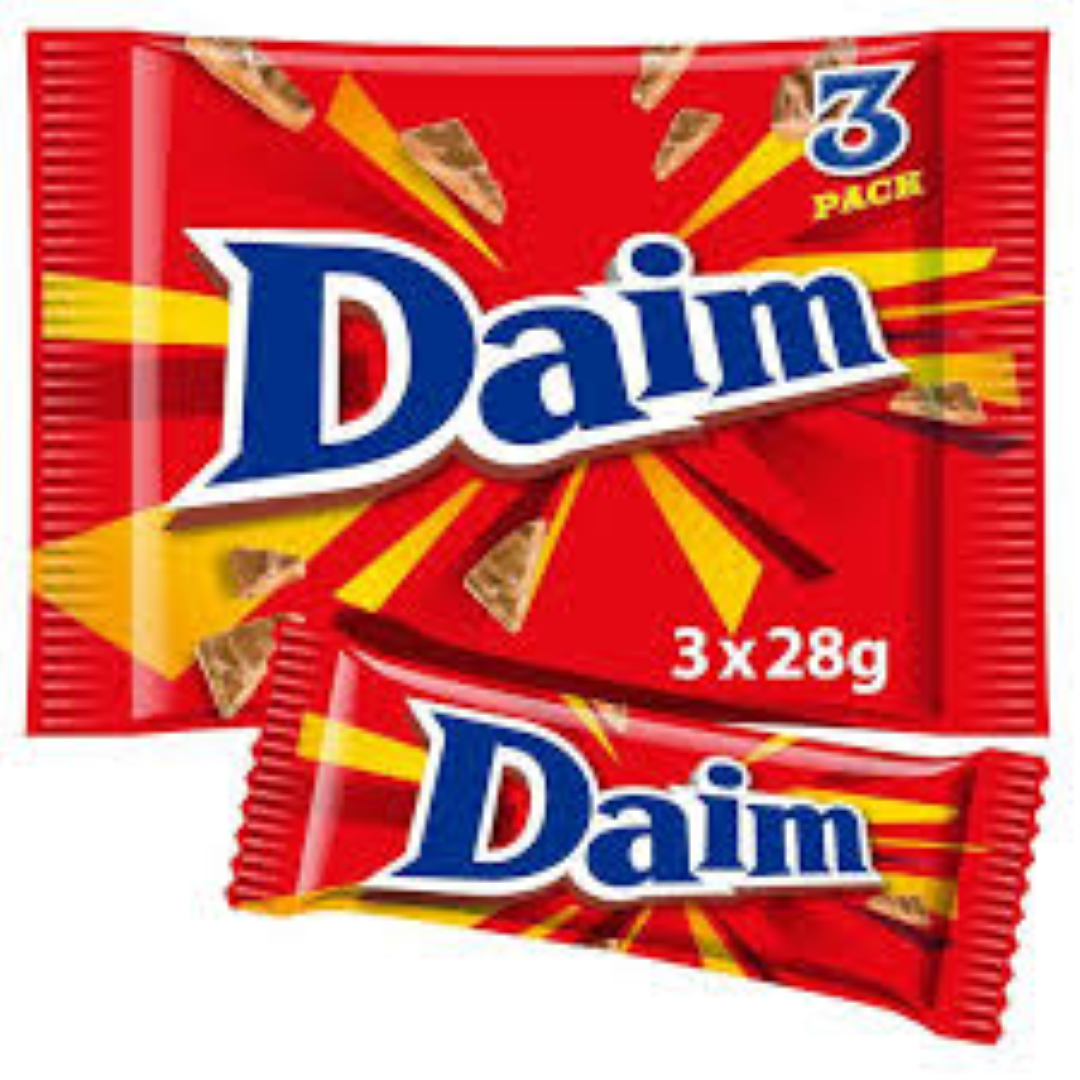 DAIM CHOCOLATE 3 PACK 84G